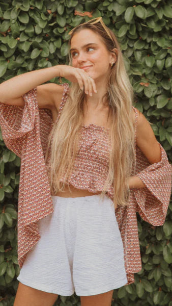 Portofino Ruffle Top